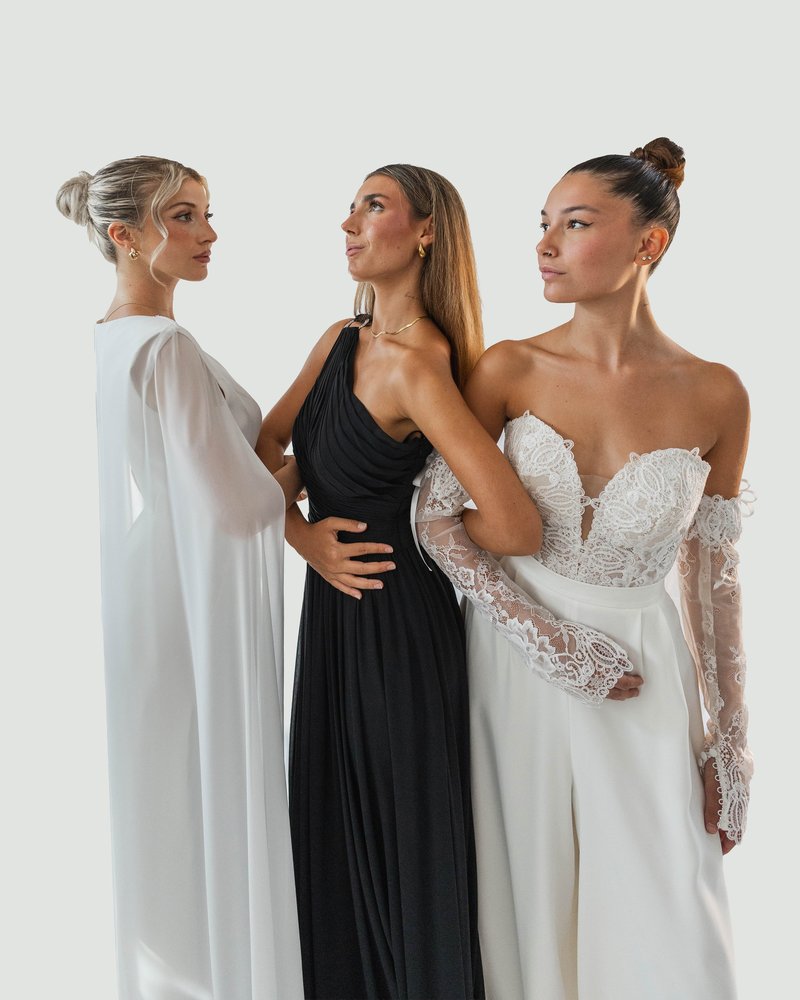 Tre abiti da cerimonia donna della selezione Crespi