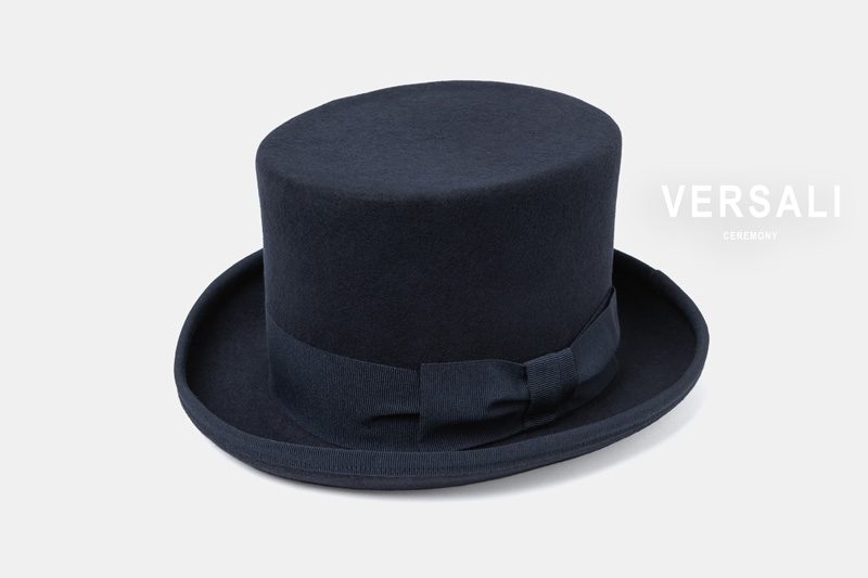 Cilindro da cerimonia blu navy Andrea Versali